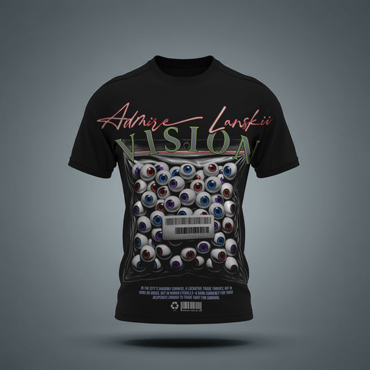 "ADMIRE MY VISION" BOXY CROP TEE