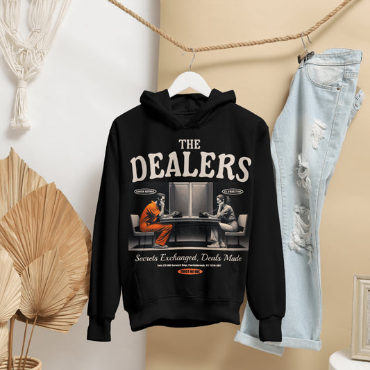 ADMIRE LANSKII ''THE DEALERS'' HEAVY COTTON HOODIE